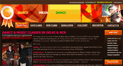 Desktop Screenshot of danceindiadance.com